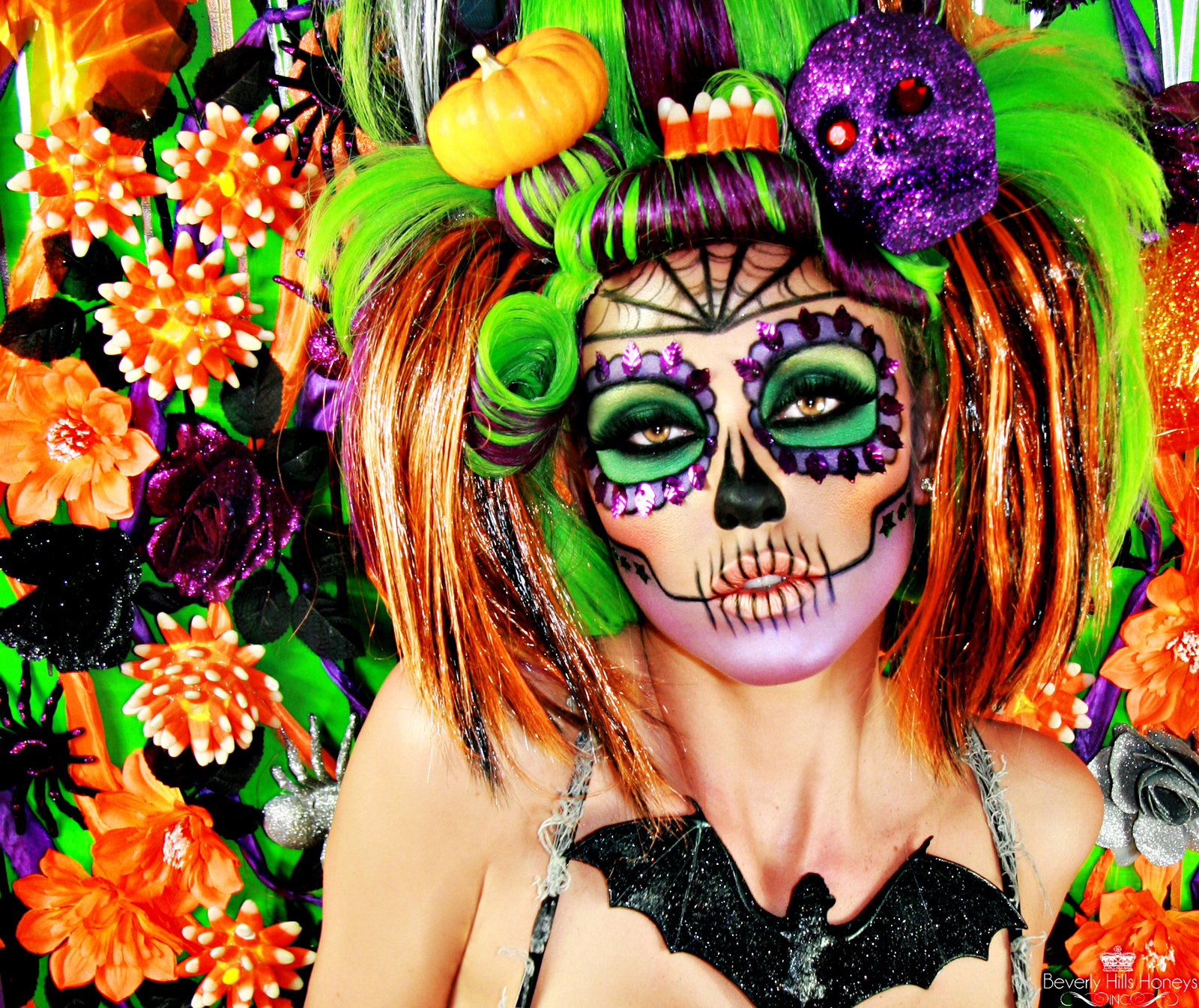 sexy-zombie-girl-dia-de-los-muertos-makeup